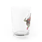 ドウノヨシノブの津山扇形機関車庫転車台＆DE501ディーゼル機関車 Water Glass :left