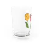 P:ggy（ぴぎー）のおみせのトン野さんとチューリップ Water Glass :left
