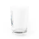keeeeeep smilingの猫と金魚 Water Glass :right