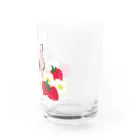 P:ggy（ぴぎー）のおみせのトン野さんとイチゴ Water Glass :right
