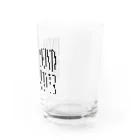BLACK SHEEP ORIGIN SUZURI SHOPのUNDERGROUD DREAM BELIEVER Water Glass :right
