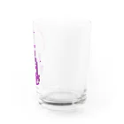 『Nothing Is Real』-- IN SUZURIの只管打坐h.t.　紫 Water Glass :right