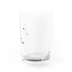 WAMI ART　ホツマツタヱ同好会の庭球蛙(前面文字あり) Water Glass :right