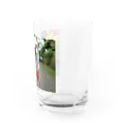 akane_art（茜音工房）のカラフルチワワ（フラワー） Water Glass :right