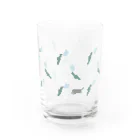 ねこのそらとけ と チューリップ Water Glass :right