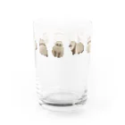 ぽんちょすの春夏秋冬たぬき Water Glass :right