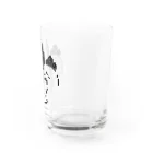 『Nothing Is Real』-- IN SUZURIの動物家紋。H.T.（桐とゾウ）黒 Water Glass :right