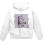 AtelierY2のrib cage Zip Hoodie