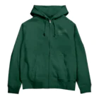 guesthouse-kusunokiのフィボナッチ数列とGuesthouse kusunoki（白字） Zip Hoodie