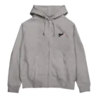 かまくらまいのくつしたくろねこ Zip Hoodie