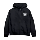 Y_NAKAJIMAの放射線に三つ巴 C Zip Hoodie