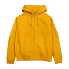 『Nothing Is Real』-- IN SUZURIの動物家紋。H.T.（桐にゾウ）黒 Zip Hoodie