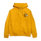 ねずりすSHOPのロックなアメリカアカリス Zip Hoodie