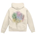 ミケネコFactoryの頭骨 Zip Hoodie