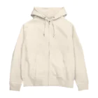 メシテロタイプ（飯テロTシャツブランド）のクリスマスチキン（ビンテージ風） Zip Hoodie