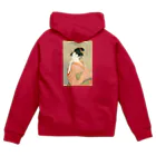 bileeのビードロを吹く娘　utamaro Zip Hoodie
