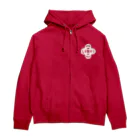 『Nothing Is Real』-- IN SUZURIの吾唯足知(われただたりるをしる)・白マークのみ Zip Hoodie