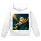 アリスの宝箱の可愛いフェアリー Zip Hoodie