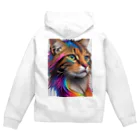 Pamoyanの虹色の幸せソマリ Zip Hoodie