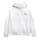 Blue Iris ﾌﾞﾙｰｱｲﾘｽの紡のセンターミントキャンディ Zip Hoodie