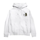 いぬころ｜変な犬図鑑のNo.145 ジャイアントパピーヌ[1] 変な犬図鑑 Zip Hoodie