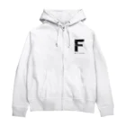 noisie_jpの【F】イニシャル × Be a noise. Zip Hoodie