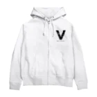 noisie_jpの【V】イニシャル × Be a noise. Zip Hoodie