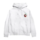 Lovecatfashionのモチ猫ちゃんりんご飴 Zip Hoodie