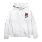 ホッピー★の猪突猛進はん Zip Hoodie