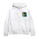 ラクダッピーのストレンジャーシングスイレブン星月夜に行ってみた Zip Hoodie