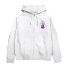 『Nothing Is Real』-- IN SUZURIの只管打坐h.t.　紫 Zip Hoodie