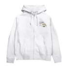 MIKE MIKE nekoの三角形に見える三毛猫 Zip Hoodie
