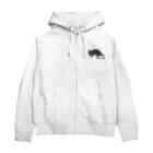 日本語でテキサス公式SHOP☆の和風アルマジロ☆ Zip Hoodie