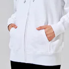 氷熊のおみせのねこのリバーシゲーム Zip Hoodie :front pocket