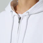 氷熊のおみせのねこのリバーシゲーム Zip Hoodie:zipper