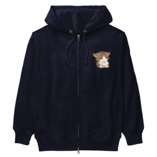 BreakTimeねこ５ Heavyweight Zip Hoodie