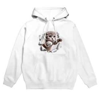 スコフォパワフルキャット Hoodie
