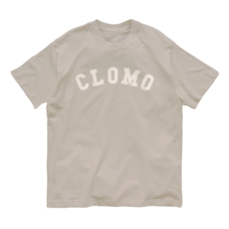 CLOMO COLLAGE A type (Milky Gray) Organic Cotton T-Shirt
