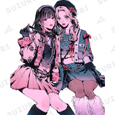 万年喪服　イラスト　キャンバス 万年喪服 作品集＿乙女の楽園 | galerie_lemonde