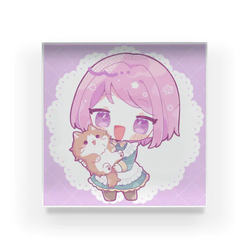 アリス4周年記念グッズ(背景つき) Acrylic Block