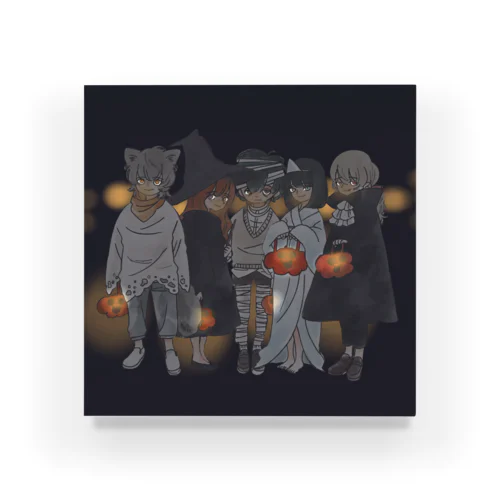 タイトルイラスト文字なし（ハロウィンミステリー『魔法の夜と怪人の秘密』） Acrylic Block