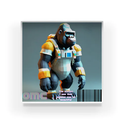 ３Dパワースーツゴリラさん Acrylic Block