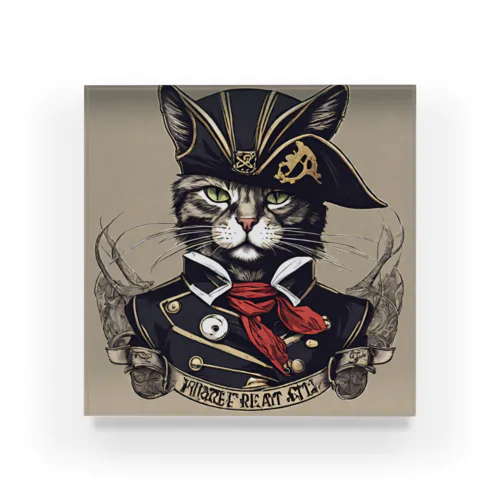猫海賊団シリーズ★Duke船長 Acrylic Block