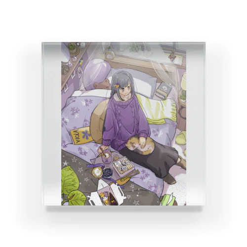 『すみれ色の祝福』シリーズ Acrylic Block