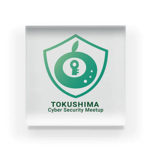 TOKUSHIMA Cyber Security Meetup Acrylic Block
