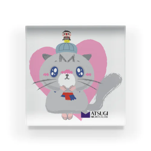 キュルキュルミクロちゃん Acrylic Block