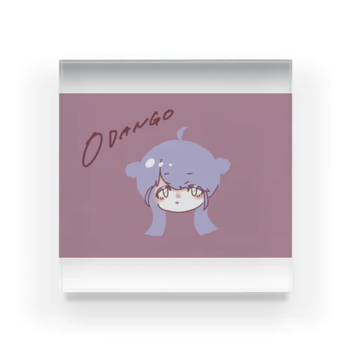 紫色の髪の女の子 Acrylic Block