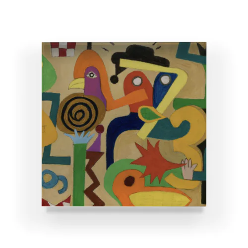 スイランの画家 Acrylic Block