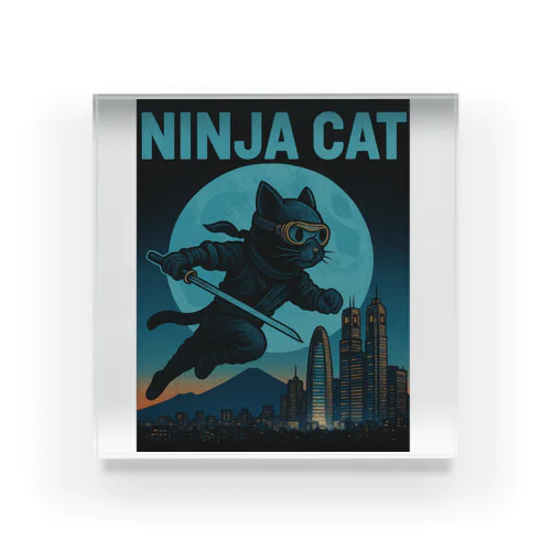 NINJA CAT（1）忍者猫 Acrylic Block