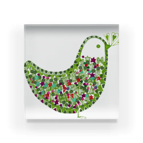 のんびり鳥くん Acrylic Block